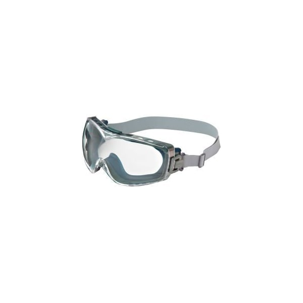 Uvex Stealth Hydroshield Safety OTG, Navy Frame, Clear Lens, Scratch-Resistant, Hard Coat
